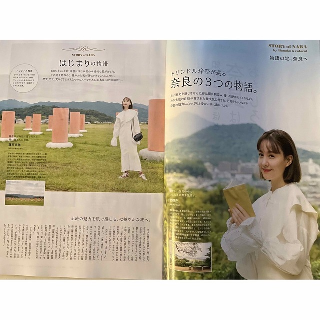 1冊 トリンドル玲奈・奈良県観光ガイドブック エンタメ/ホビーの本(地図/旅行ガイド)の商品写真