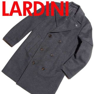 ラルディーニ(LARDINI)のLARDINI ラルディーニ ウール ダブル チェスターコート 44 グレー(チェスターコート)