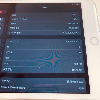 iPad mini4 128GB au アイパッド Apple | labiela.com