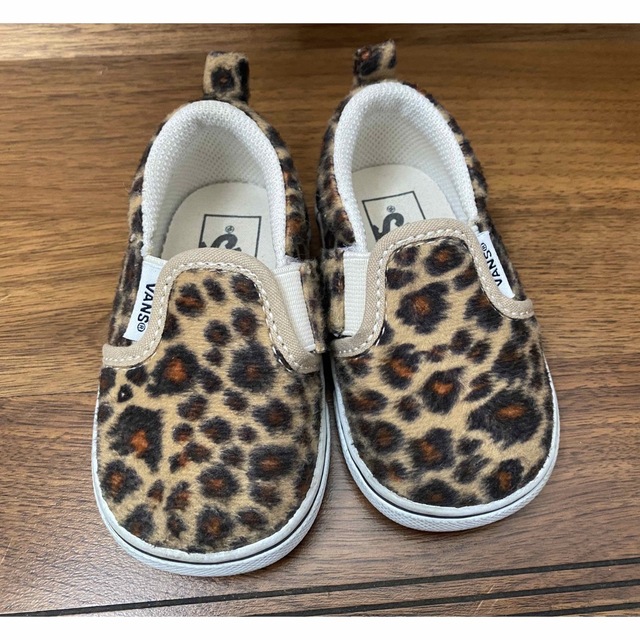 VANS(ヴァンズ)のvans★レオパード柄スリッポン キッズ/ベビー/マタニティのベビー靴/シューズ(~14cm)(スリッポン)の商品写真