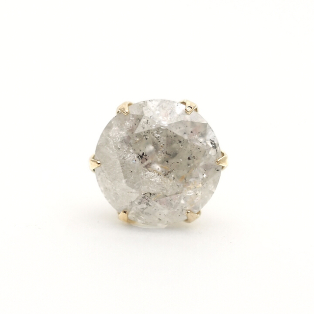 カラフルセット 3個 大粒! K18YG天然ダイヤモンド1.0ct 片耳ピアス