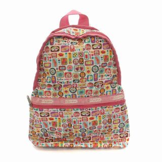 レスポートサック(LeSportsac)のレスポートサック リュックサック バックパック 総柄 ピンク マルチカラー(リュック/バックパック)