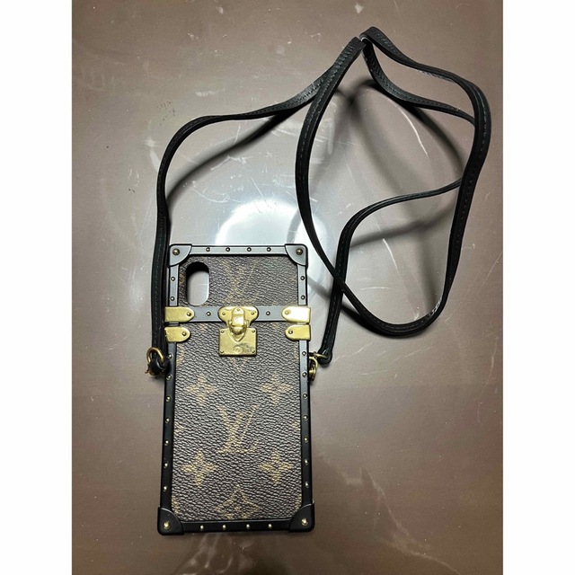 LOUIS VUITTON iPhone X ケース ゴールド金具 モノグラム LOUIS VUITTON iPhone X ケース ゴールド金具 モノグラム