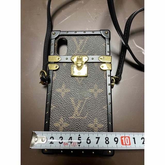 LOUIS VUITTON(ルイヴィトン)のLOUIS VUITTON iPhone X ケース ゴールド金具 モノグラム スマホ/家電/カメラのスマホアクセサリー(iPhoneケース)の商品写真