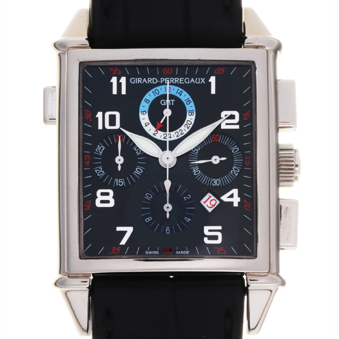 ジラール・ペルゴ 腕時計 25975-53-612-BA6Aクロコダイルレザー付属品