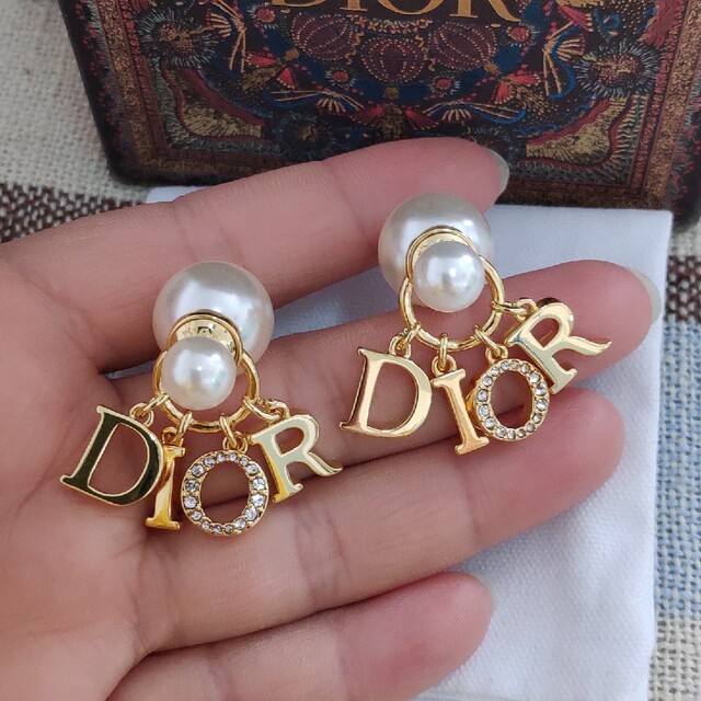 ほぼ未使用 Dior ピアス ヴィンテージ アクセサリー