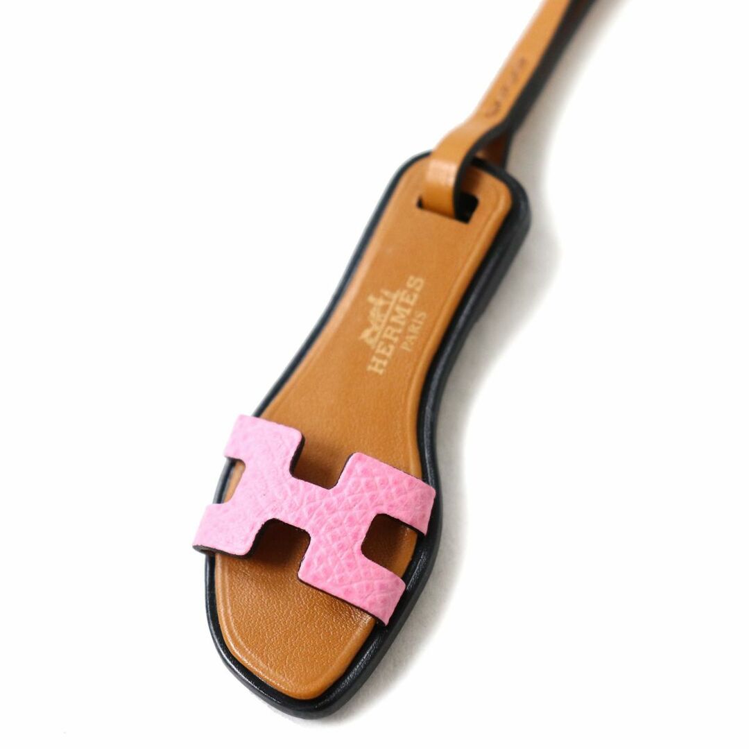 ☆未使用☆ エルメス レザー ORAN NANO バッグチャーム HERMES-