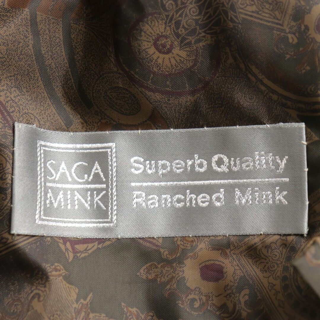 sagafurs - 極美品☆SAGA MINK サガシェアードミンク 裏地総柄 裾