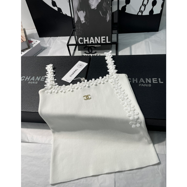 超高品質 オールド古着 CHANEL ロゴ ココマークプレート シアー