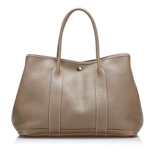 美品】 HERMES エルメス ガーデンパーティPM トワルソーアッシュ ...