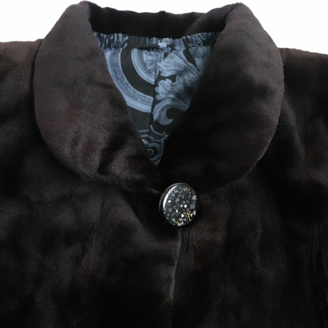極美品▽SAGA MINK サガシェアードミンク 本毛皮セミロングコート