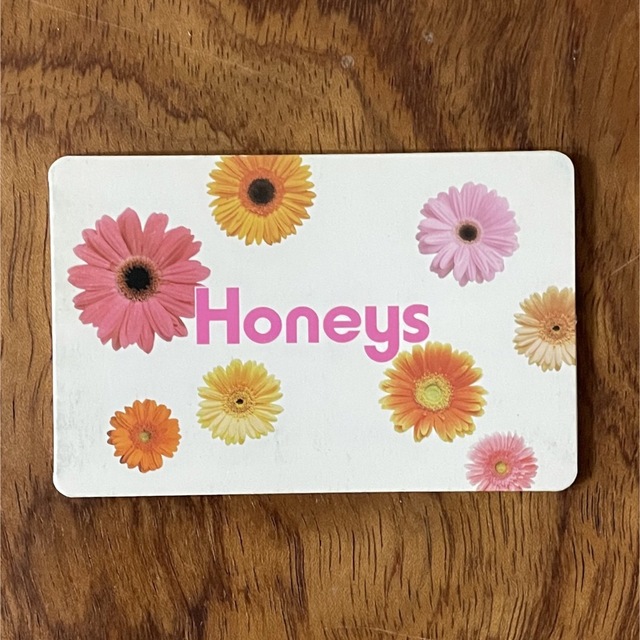HONEYS(ハニーズ)のハニーズ Honeys メンバーズカード スタンプ ポイントカード 期限なし チケットの優待券/割引券(ショッピング)の商品写真