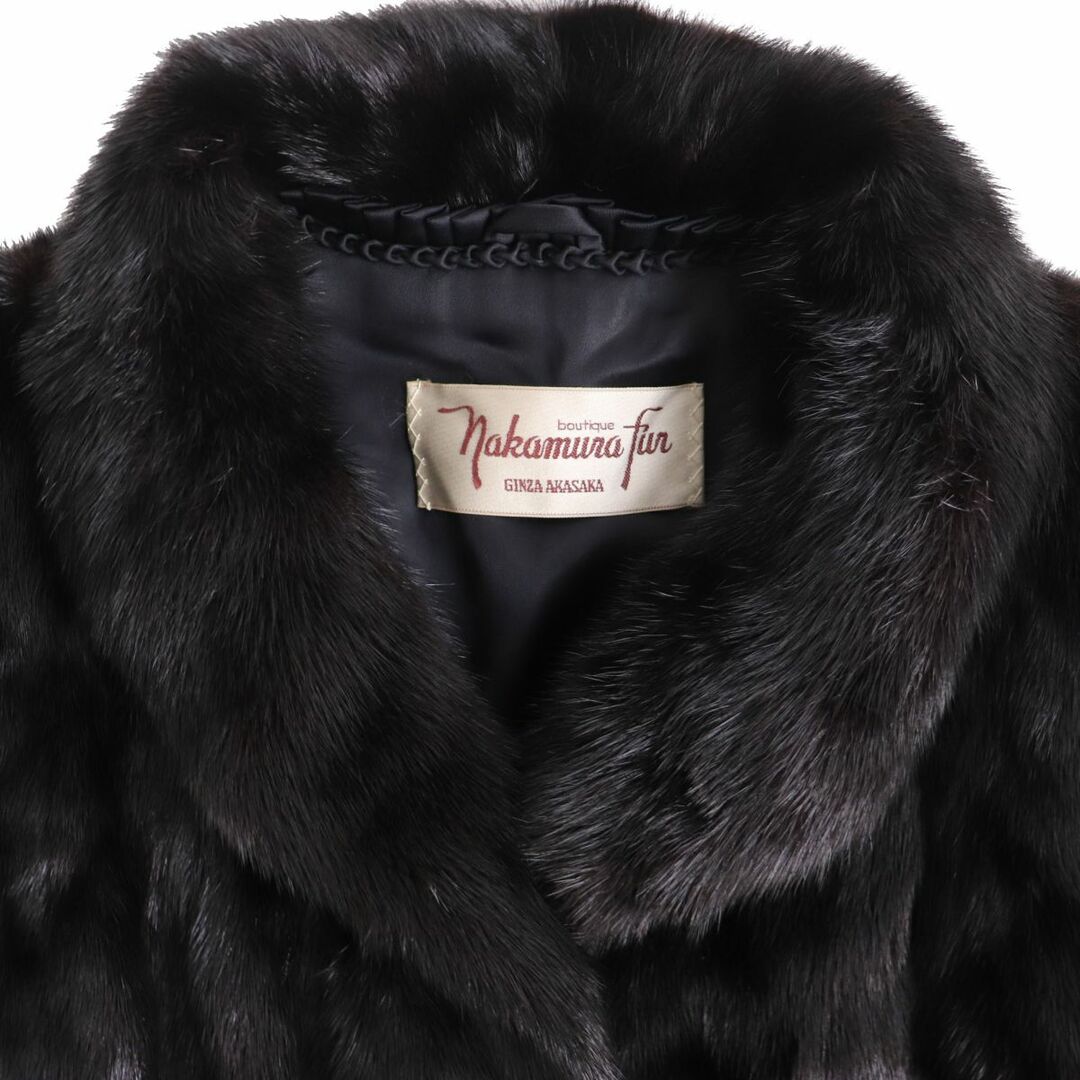 極美品☆Nakamura Fur ナカムラファー MINK ミンク 本毛皮コート ダークブラウン(ブラックに近い) F 毛質艶やか・柔らか◎ 65%OFF【送料無料】 www.e-gaio.com.br