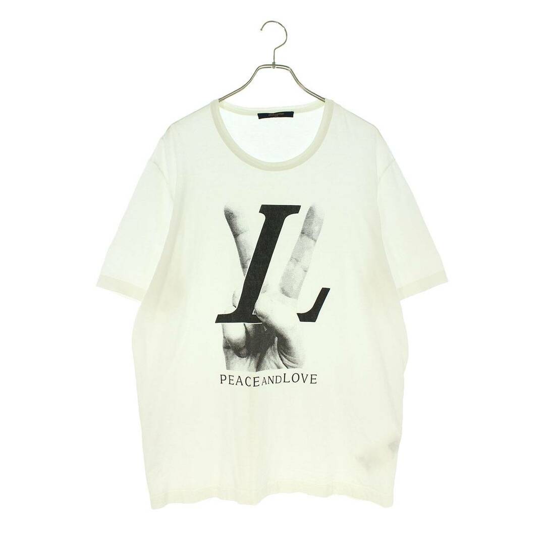 LOUIS VUITTON - ルイヴィトン  RM182 FMB HFY79W PEACE AND LOVEピースアンドラブプリントTシャツ メンズ XL