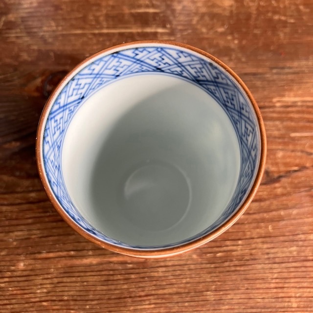 京焼 清水焼 平安 岩華 高木岩華 祥瑞 湯呑み 5客 茶器 煎茶 茶道 工芸品 エンタメ/ホビーの美術品/アンティーク(陶芸)の商品写真