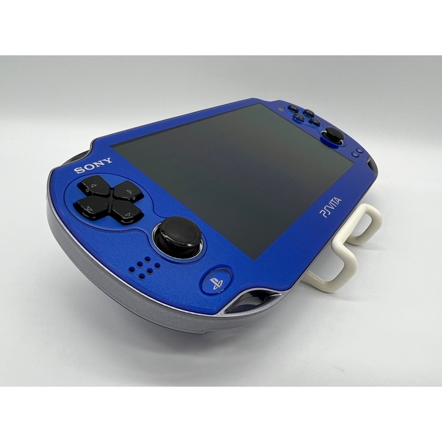 PlayStation Vita(プレイステーションヴィータ)の【動作品】PlayStation Vita ブルー PCH-1000 本体 PS エンタメ/ホビーのゲームソフト/ゲーム機本体(携帯用ゲーム機本体)の商品写真