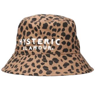 ヒステリックグラマー(HYSTERIC GLAMOUR)のヒステリックグラマー  01221QH01 レオパード柄バケットハット メンズ L(帽子)