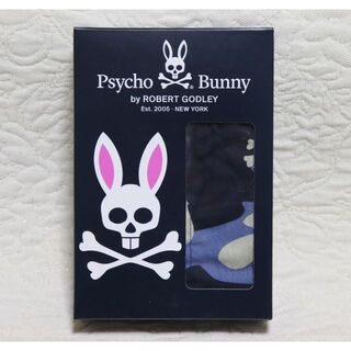 サイコバニー(Psycho Bunny)の新品箱付き【サイコバニー】バニー柄 トランクスパンツ 前開き仕様 XL(トランクス)