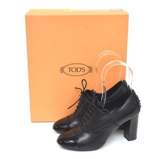 TOD'S - ほぼ新品♪トッズ レースアップ ショートブーツ ブーティー 36