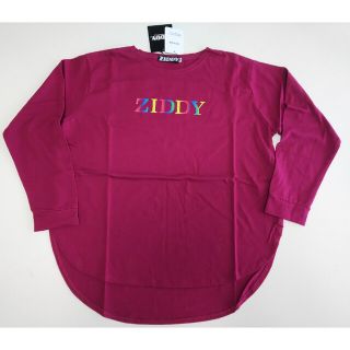 ジディー(ZIDDY)のZIDDY ジディ レインボーロゴ 長袖 Tシャツ ロンＴ 150cm ピンク(Tシャツ/カットソー)