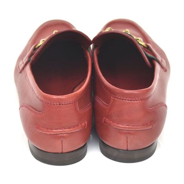 グッチ ホースビット ウェブライン ローファー 革靴 35.5C(約22.5cm