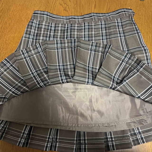 WEGO(ウィゴー)の制服　スカート　チェックプリーツ　プリーツスカート レディースのスカート(ミニスカート)の商品写真