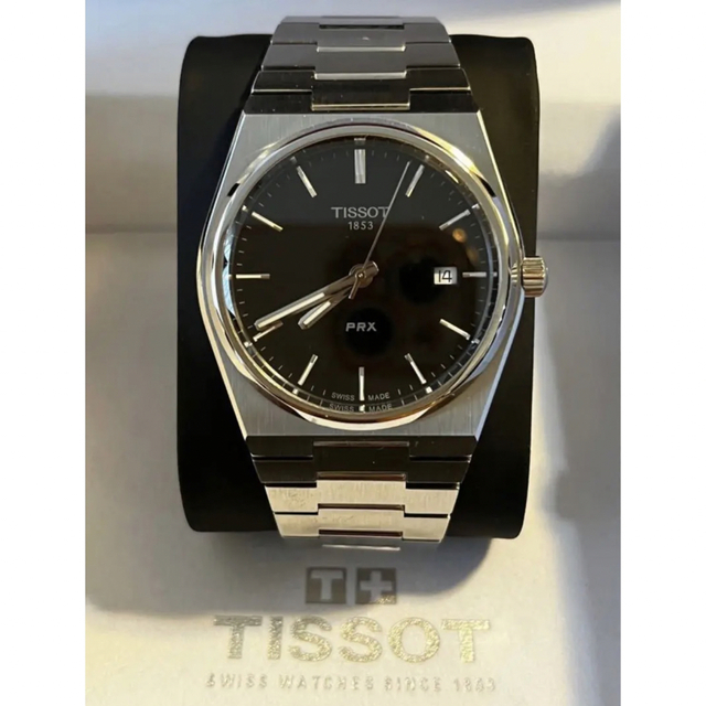 TISSOT PRX 黒文字盤 クォーツ