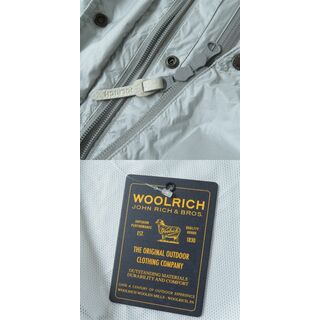 未使用品◇薄手◎ WOOLRICH ウールリッチ 裏地メッシュ ラグランスリーブ ラインデザイン フード付 ZIPUP ジャケット マルチ S レディース