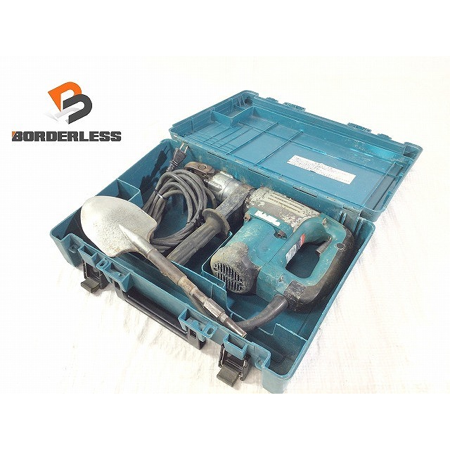 工具☆品☆ makita マキタ 100V 電動ハンマ HM0830 六角軸シャンク 電動ハツリ 電気ハンマー 斫り ケース付き 67297