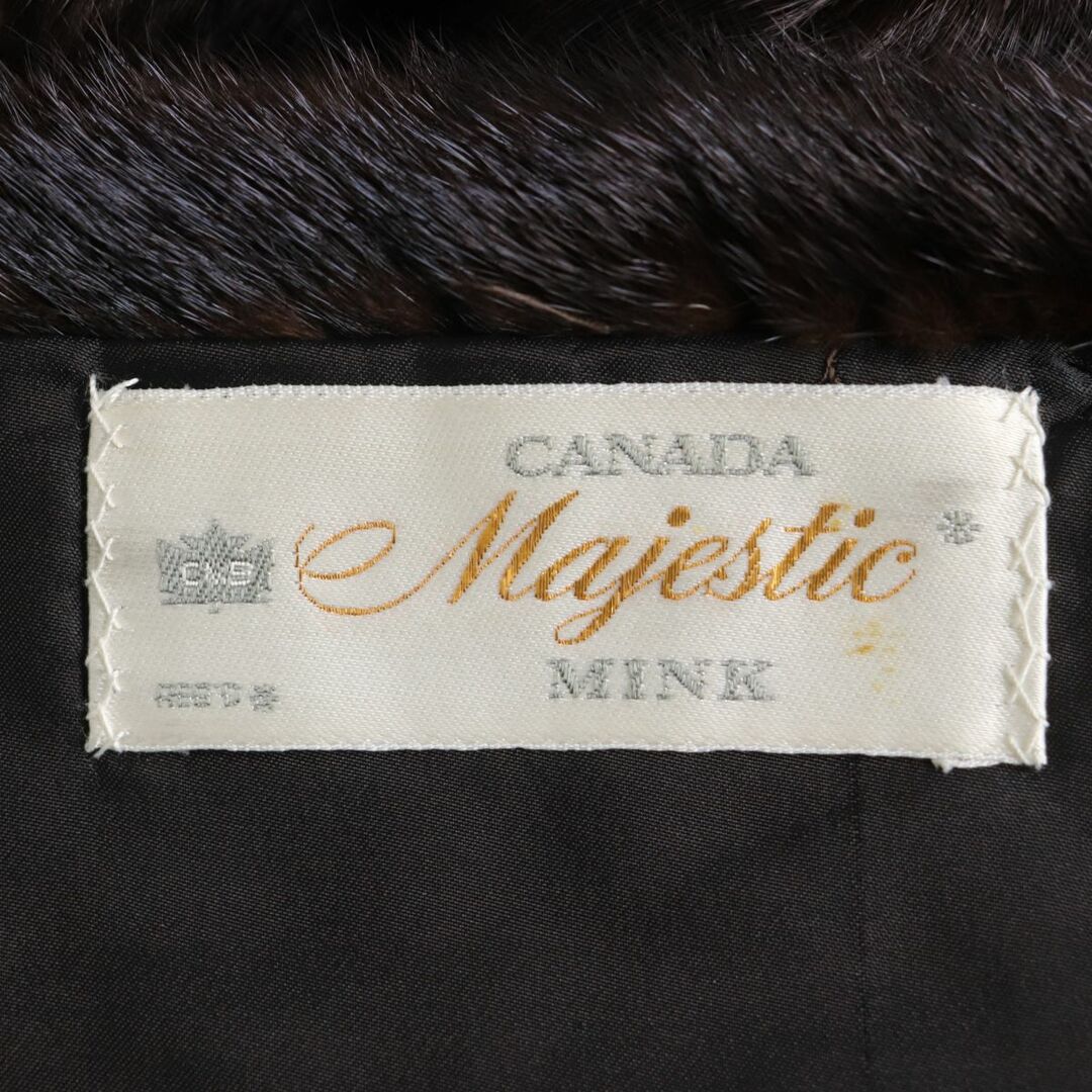 極美品☆CANADA Majestic MINK カナダマジェスティック 裏地花柄