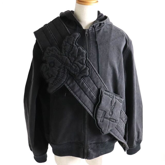 極美▽定価354200円 21SS ルイヴィトン 1A5PAS ジップスローデニム ...