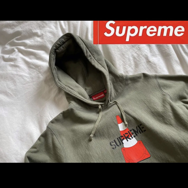 Supreme 19FW Cone Hooded Sweatshirt カーキS