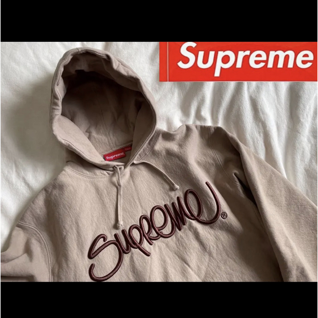 メンズ【美品】supreme 22ss Raised Handstyle Hooded