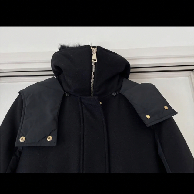 【極美品】 定価約29万　MONCLER NOMIA ダウン　ラムファー ウール