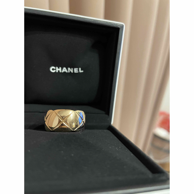 CHANEL(シャネル)の【人気】シャネルココクラッシュラージ52号(11号)　ピンクゴールド レディースのアクセサリー(リング(指輪))の商品写真