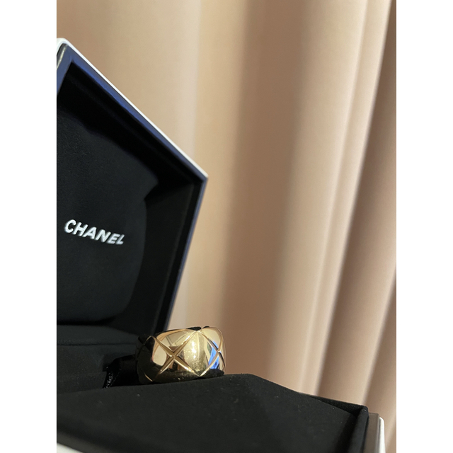 CHANEL(シャネル)の【人気】シャネルココクラッシュラージ52号(11号)　ピンクゴールド レディースのアクセサリー(リング(指輪))の商品写真