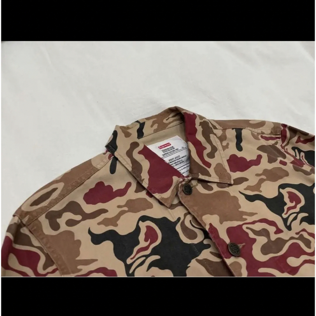 Supreme(シュプリーム)の【レア】supreme UTILITY JACKET カモフラ　シャツ　コットン メンズのトップス(シャツ)の商品写真