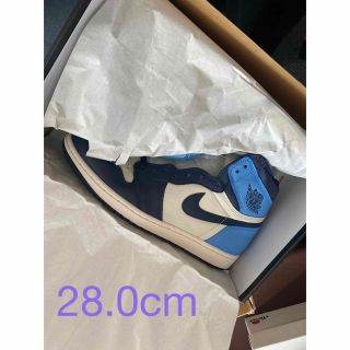 ナイキ(NIKE)のNIKE AIR JORDAN 1 RETRO HIGH OG OBSIDIAN(スニーカー)