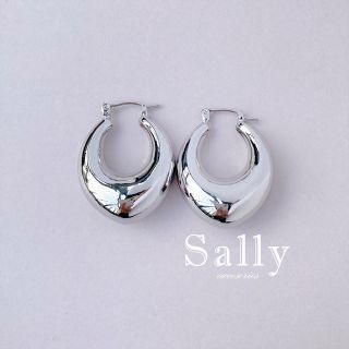 トゥデイフル(TODAYFUL)の再販【シルバー】プランドロップフープピアス(ピアス)