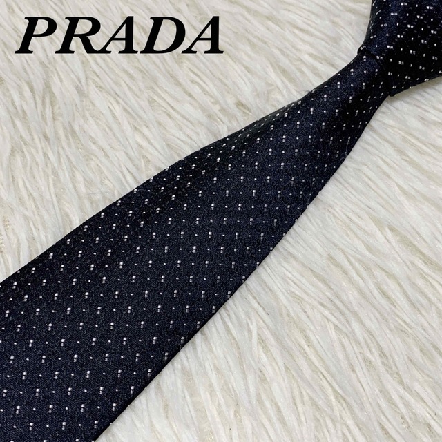 PRADA(プラダ)の【美品】 プラダ ネクタイ ドット 高級 ハイブランド  メンズのファッション小物(ネクタイ)の商品写真