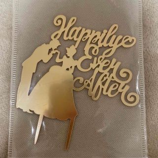 ケーキトッパー　シンデレラ　ディズニー　結婚式(キャラクターグッズ)