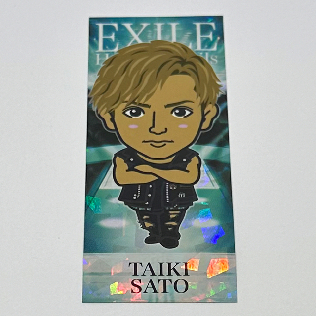 EXILE(エグザイル)のEXILE 佐藤大樹STAR OF WISH MV オンラインステッカー エンタメ/ホビーのタレントグッズ(その他)の商品写真