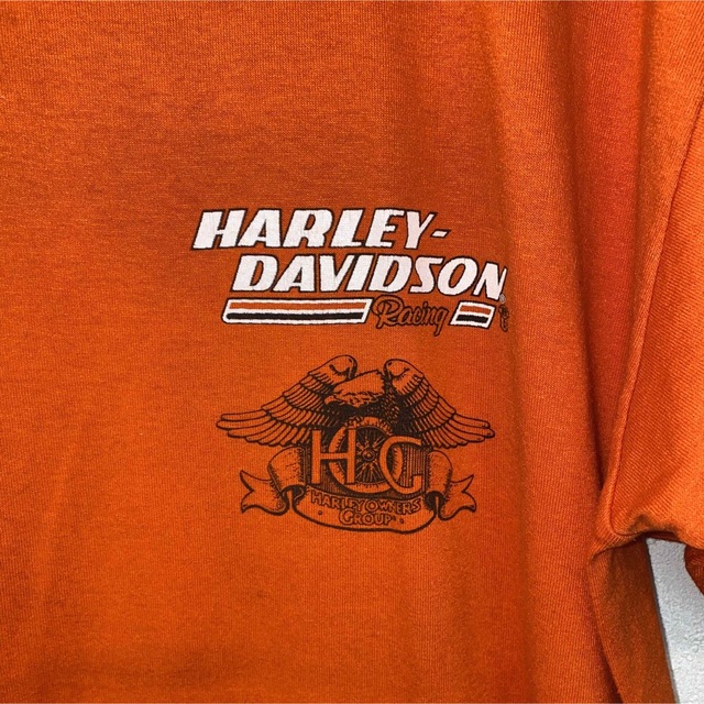 80s ヴィンテージ HARLEY DAVIDSON Tシャツ ハーレー XL