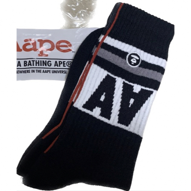 A BATHING APE(アベイシングエイプ)のA BATHING APE ソックス　新品 メンズのレッグウェア(ソックス)の商品写真