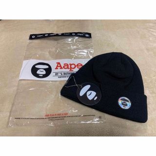 アベイシングエイプ(A BATHING APE)のA BATHING APE ニット帽　新品(ニット帽/ビーニー)