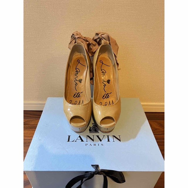 LANVIN(ランバン)のLANVIN paris 厚底パンプス レディースの靴/シューズ(ハイヒール/パンプス)の商品写真