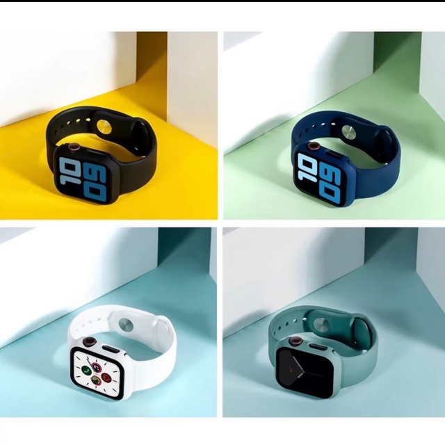 Apple Watch Series  44mm 表面カバー ローズゴールド スマホ/家電/カメラのスマホアクセサリー(モバイルケース/カバー)の商品写真