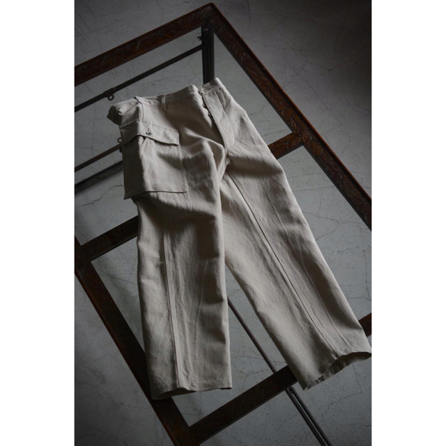 COMOLI(コモリ)のHEUGN Gordon (Linen) size3 メンズのパンツ(ワークパンツ/カーゴパンツ)の商品写真