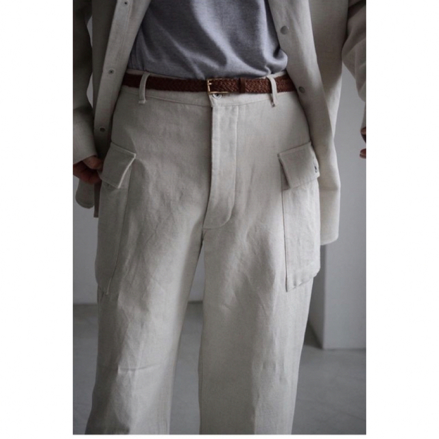 COMOLI(コモリ)のHEUGN Gordon (Linen) size3 メンズのパンツ(ワークパンツ/カーゴパンツ)の商品写真