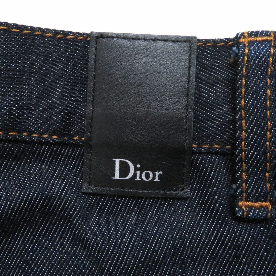 美品□2018年製 Dior HOMME/ディオールオム SLIM 17.5 デニムパンツ/スリムストレッチジーンズ インディゴブルー 27  イタリア製 正規品